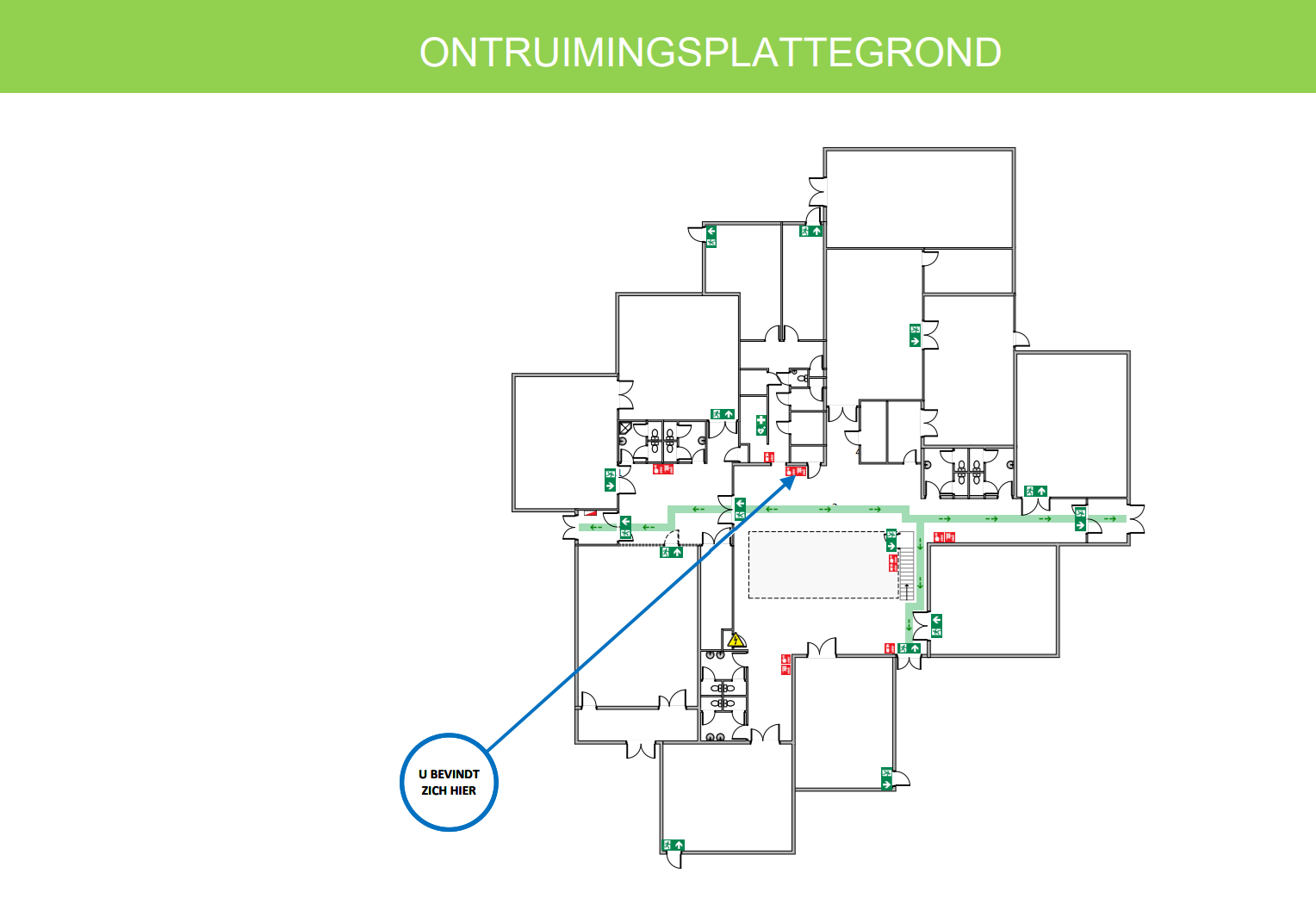 Ontruimingsplattegronden laten maken door ABC Brandbeveiliging